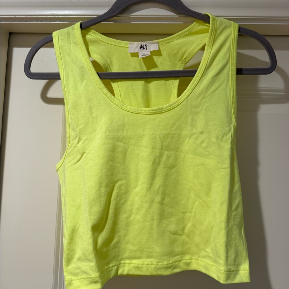 Neon Yellow Women's Tank Top